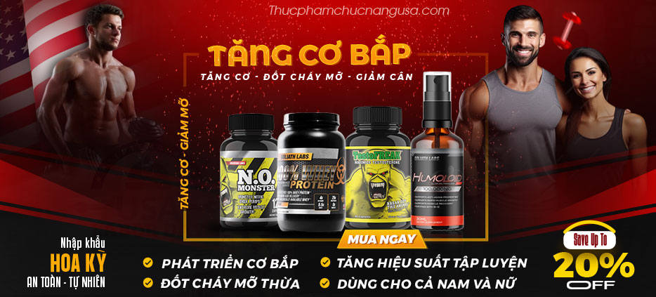 banner thực phẩm chức năng tăng cơ