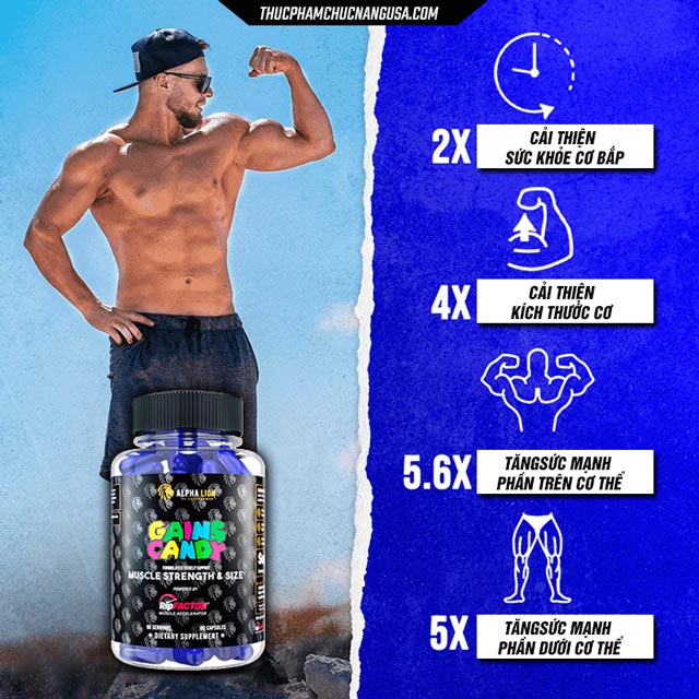 công dụng gains candy ripfactor