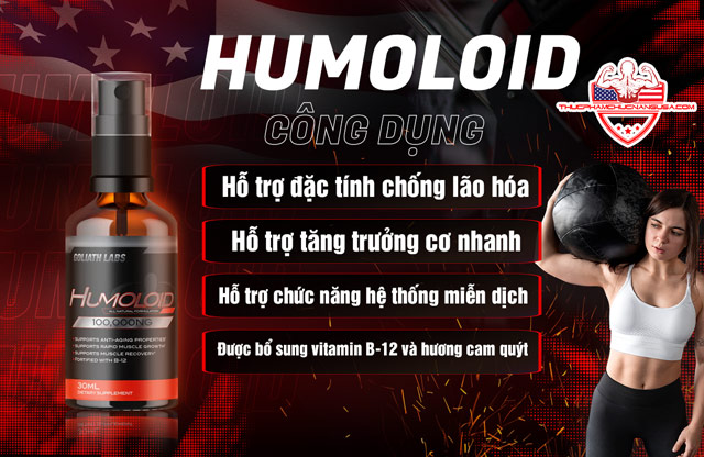 Công dụng của dung dịch tăng cơ xịt Humoloid Oral