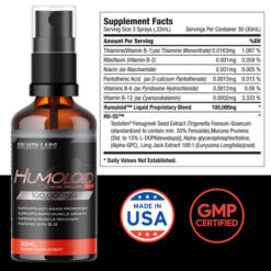 Thành phần chính của dung dịch xịt tăng cơ bắp Humoloid Oral