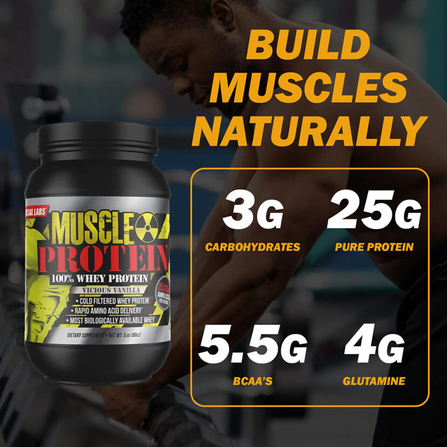 Hướng dẫn sử dụng 100% Whey Muscle Protein