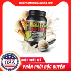 100% Whey Muscle Protein hương kem