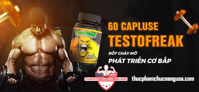 Công dụng viên uống tăng cơ bắp Testofreak