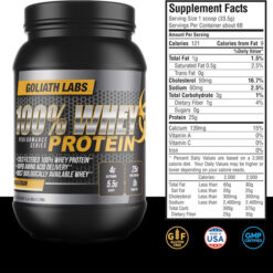 Bảng giá trị dinh dưỡng của Whey Protein 100%