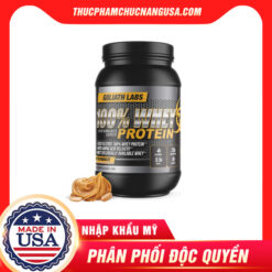 Goliath Labs - Whey Protein 100% hương vanilla bơ đâu phộng
